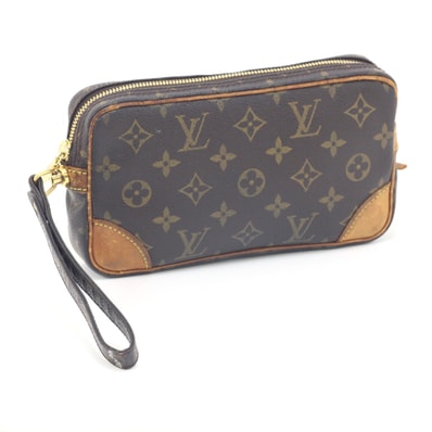 $$ LOUIS VUITTON ルイヴィトン セカンドバッグ モノグラム マルリードラゴンヌPM M51827 ブラウン