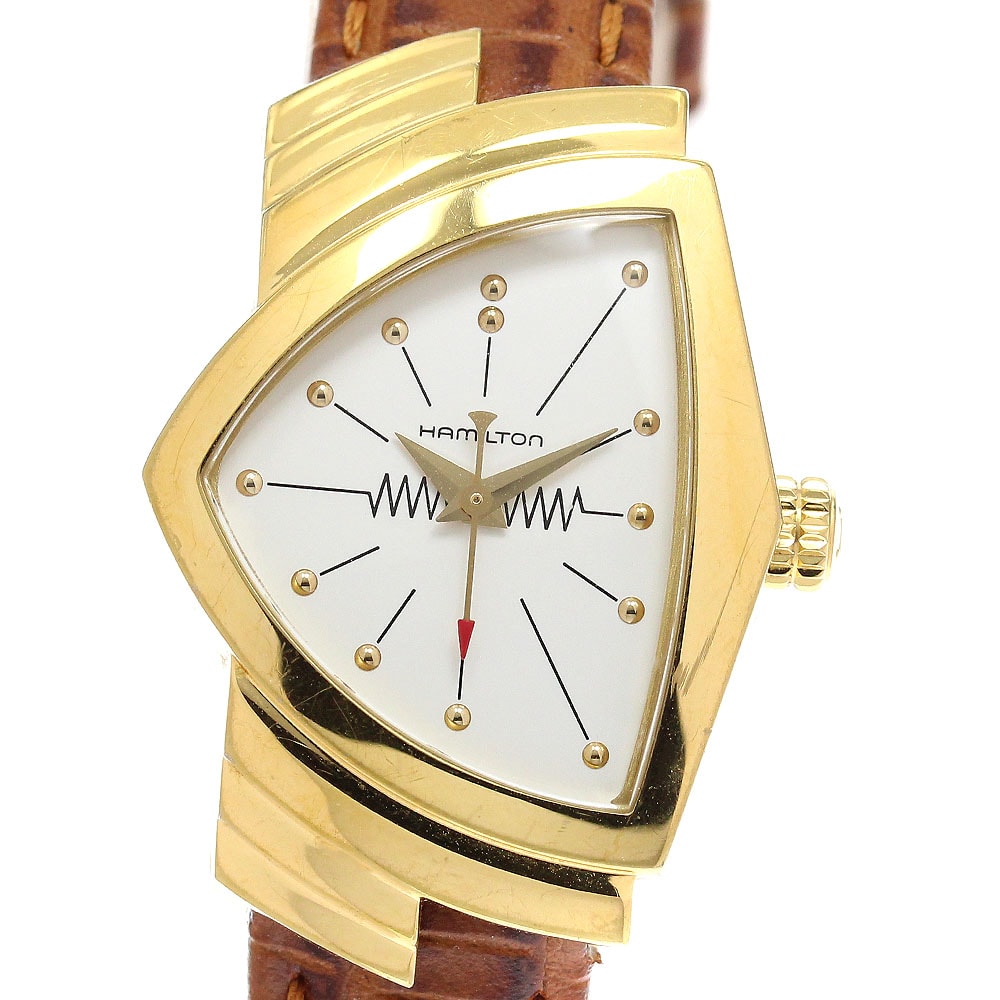 ハミルトン ベンチュラ H241010 クォーツ レディース 【中古】