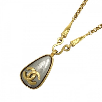 CHANEL シャネル ネックレス ココマーク ロングネックレス アクセサリー GP 97A ゴールド シルバー レディース 約74.3g 美品 1997年【中古品】