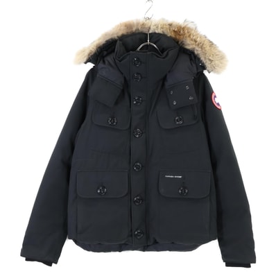 カナダグース 2301JM ブラック RUSSELL PARKA ラッセルパーカ ファー付きダウンジャケット S