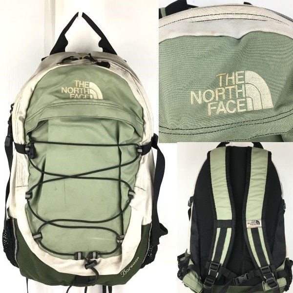 THE NORTHFACE/ノースフェイス リュックサック/デイバッグ【オリーブグリーン/グレー】ファスナー分け収納 /登山/アウトドア/管NO.sB26-16