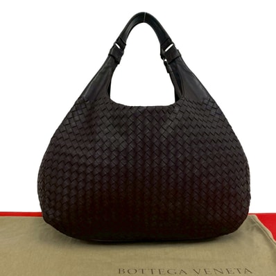 BOTTEGA VENETA ボッテガヴェネタ イントレチャート レザー トートバッグ ブラウン
48858