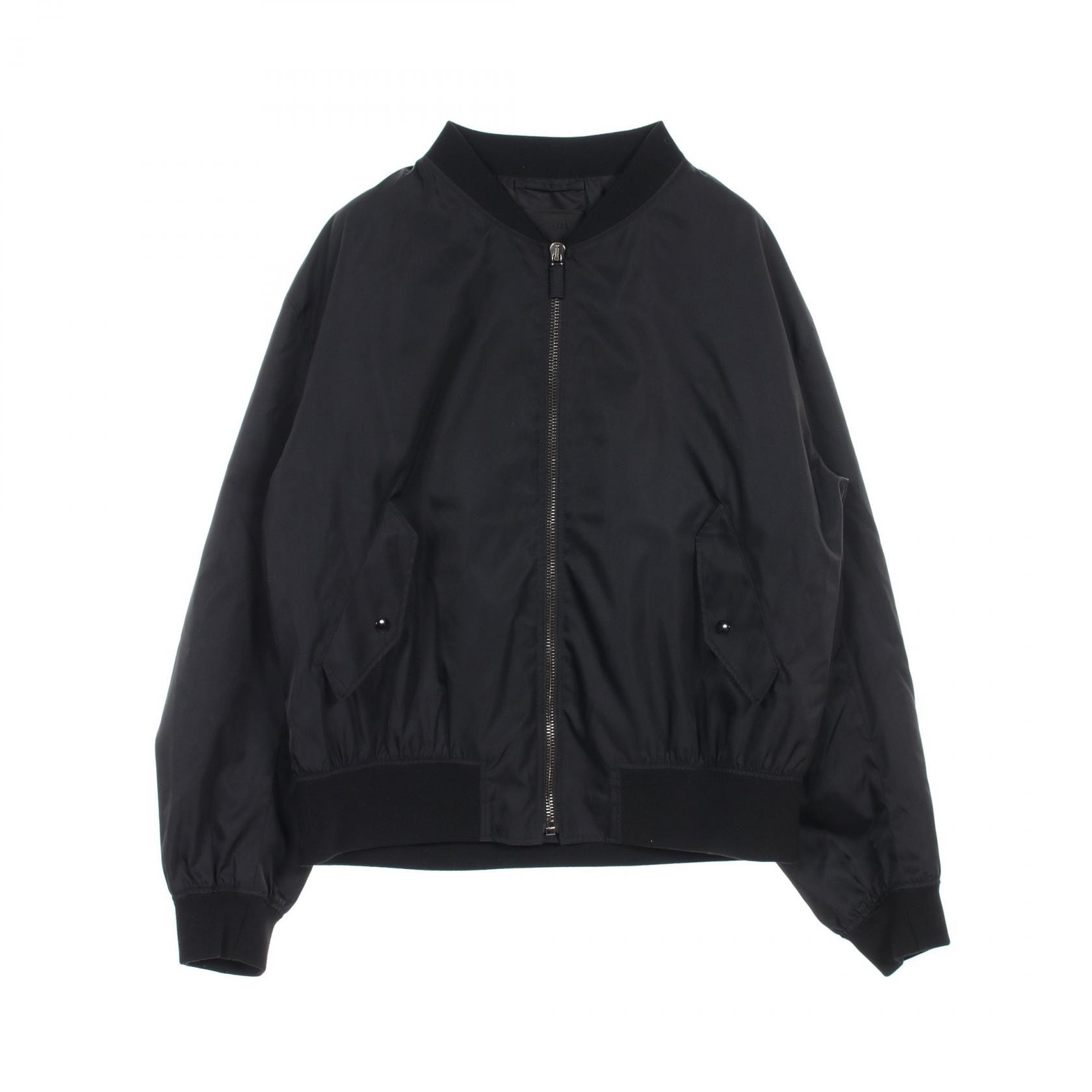 プラダ PRADA Re-Nylon ブルゾン 衣料品 アウター ナイロン メンズ ブラック系 【中古】