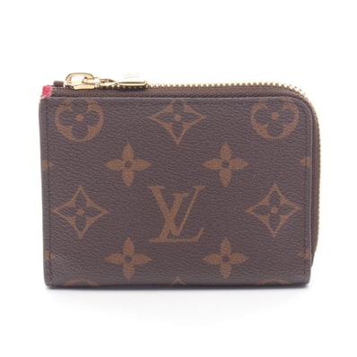 ルイ・ヴィトン LOUIS VUITTON ポルトフォイユ ノア コンパクト モノグラム グレナード コインケース 財布 レザー PVC ピンク レディース ブラウン系 / ピンク系 M83676 【中古】