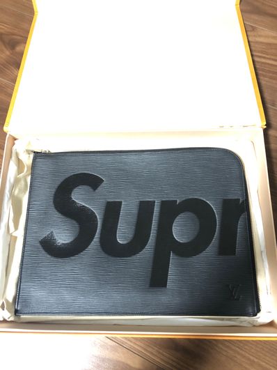Supreme / Louis Vuitton Pochette Jour GM "Red"