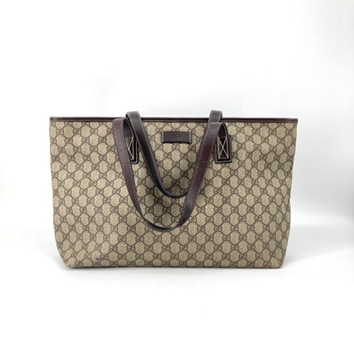 LOUIS VUITTON(ルイ・ヴィトン) GGスプリーム 211137 トートバッグ ベージュ×ダークブラウン