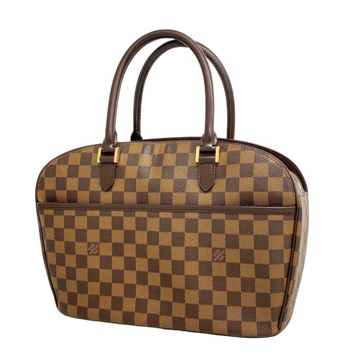 【6db2025】ルイヴィトン ハンドバッグ ダミエ サリアオリゾンタル N51282 エベヌ【中古】レディース