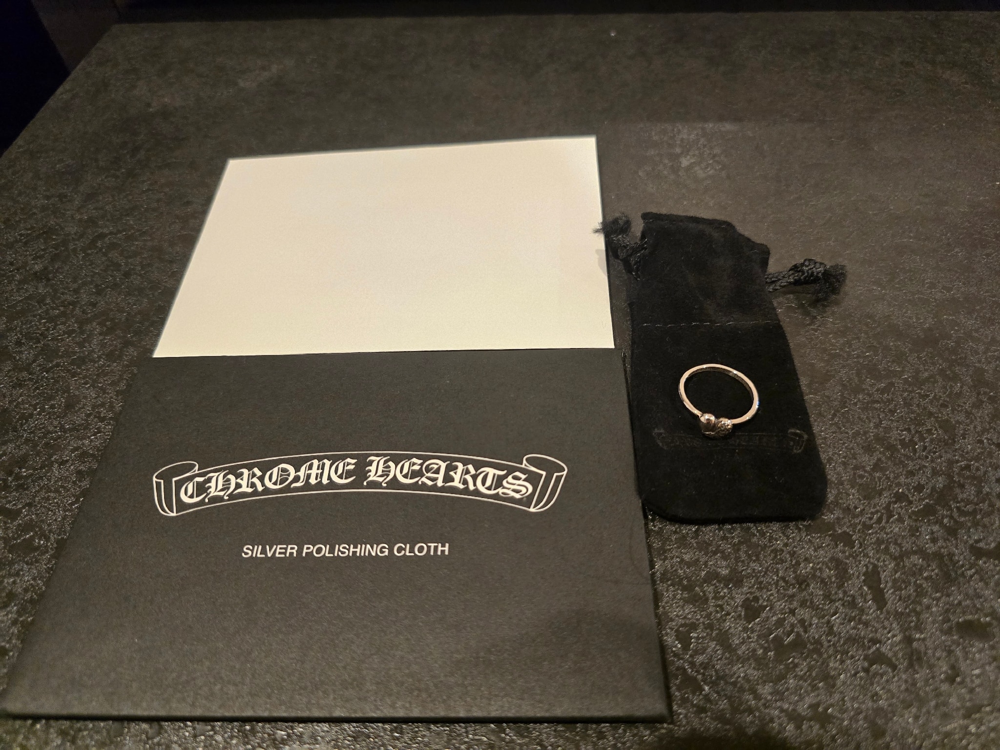 Chrome Hearts Bubble Gum Ring Heart "Silver"