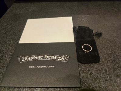 Chrome Hearts Bubble Gum Ring Heart "Silver"