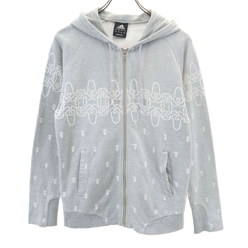 adidas 長袖 スウェット ジップパーカー