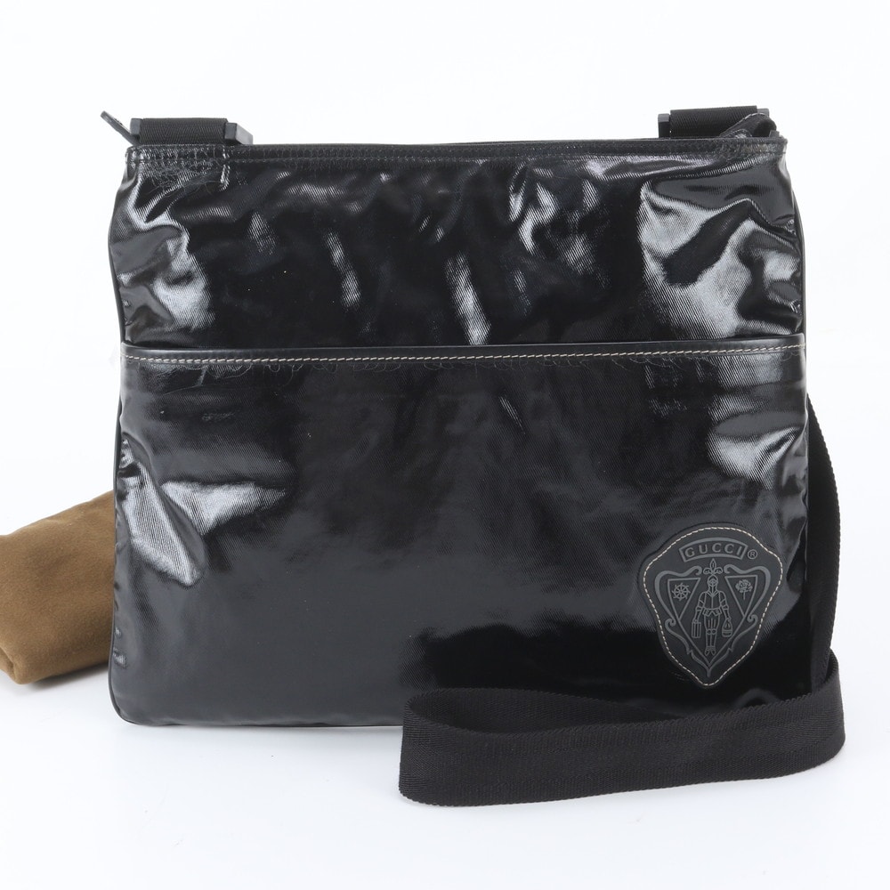 ■美品 グッチ クレストエンブレム 181093 ショルダーバッグ