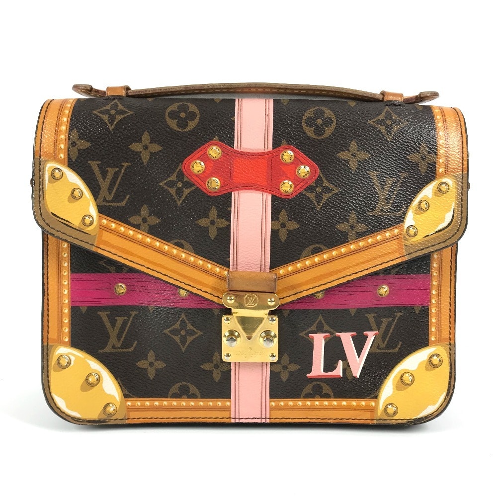 ルイヴィトン LOUIS VUITTON ポシェット メティス M43628 モノグラムサマートランク 2WAYバッグ カバン ショルダーバッグ 斜め掛け ハンドバッグ モノグラムキャンバス ブラウン