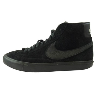 NIKE ナイキ スニーカー 704571-001 × CDG Blazer High SP ブレーザー ハイ スニーカー ブラック系 25cm【中古】