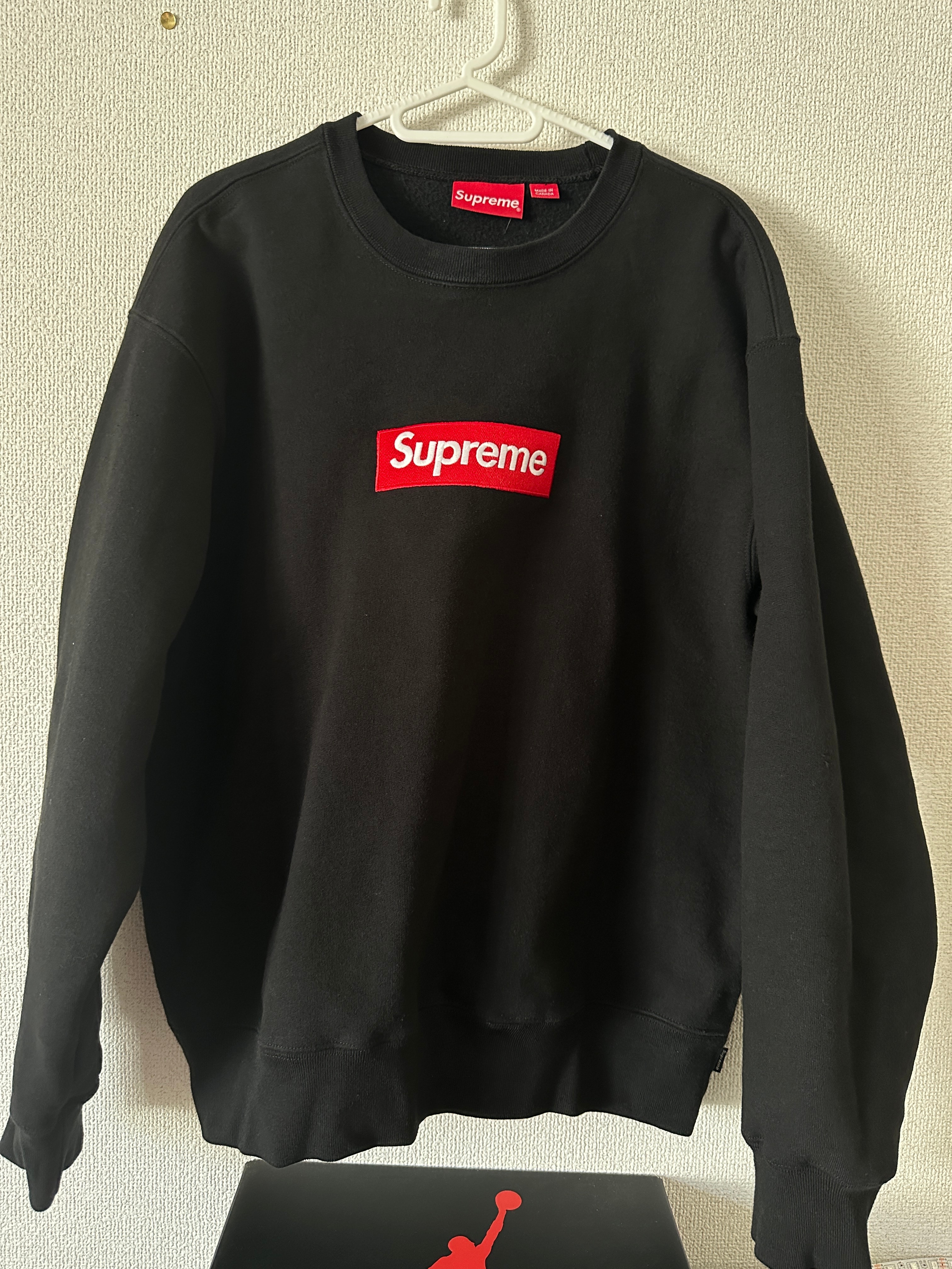 Supreme Box Logo Crewneck "Black" (22FW)