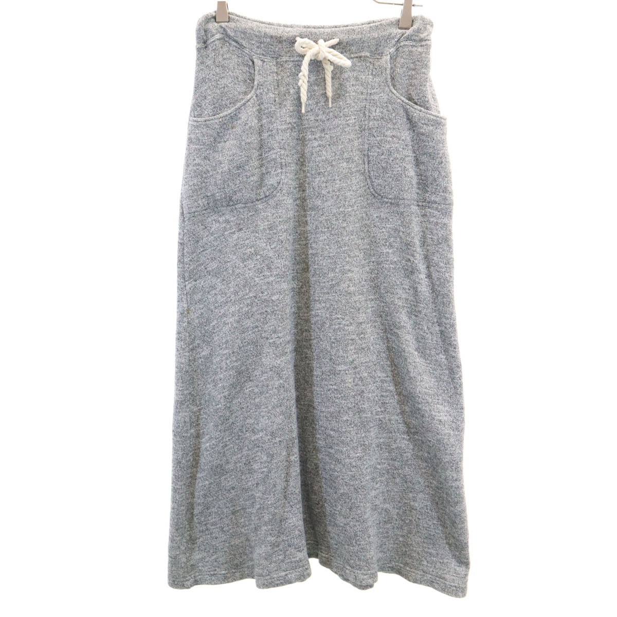BEAMS HEART ビームスハート スウェット ロングスカート F グレー