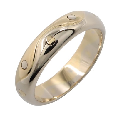 ブルガリ BVLGARI オンダ リング リング・指輪 ジュエリー K18(イエローゴールド) K18WG(ホワイトゴールド) メンズ レディース ゴールド系 / シルバー系 【中古】