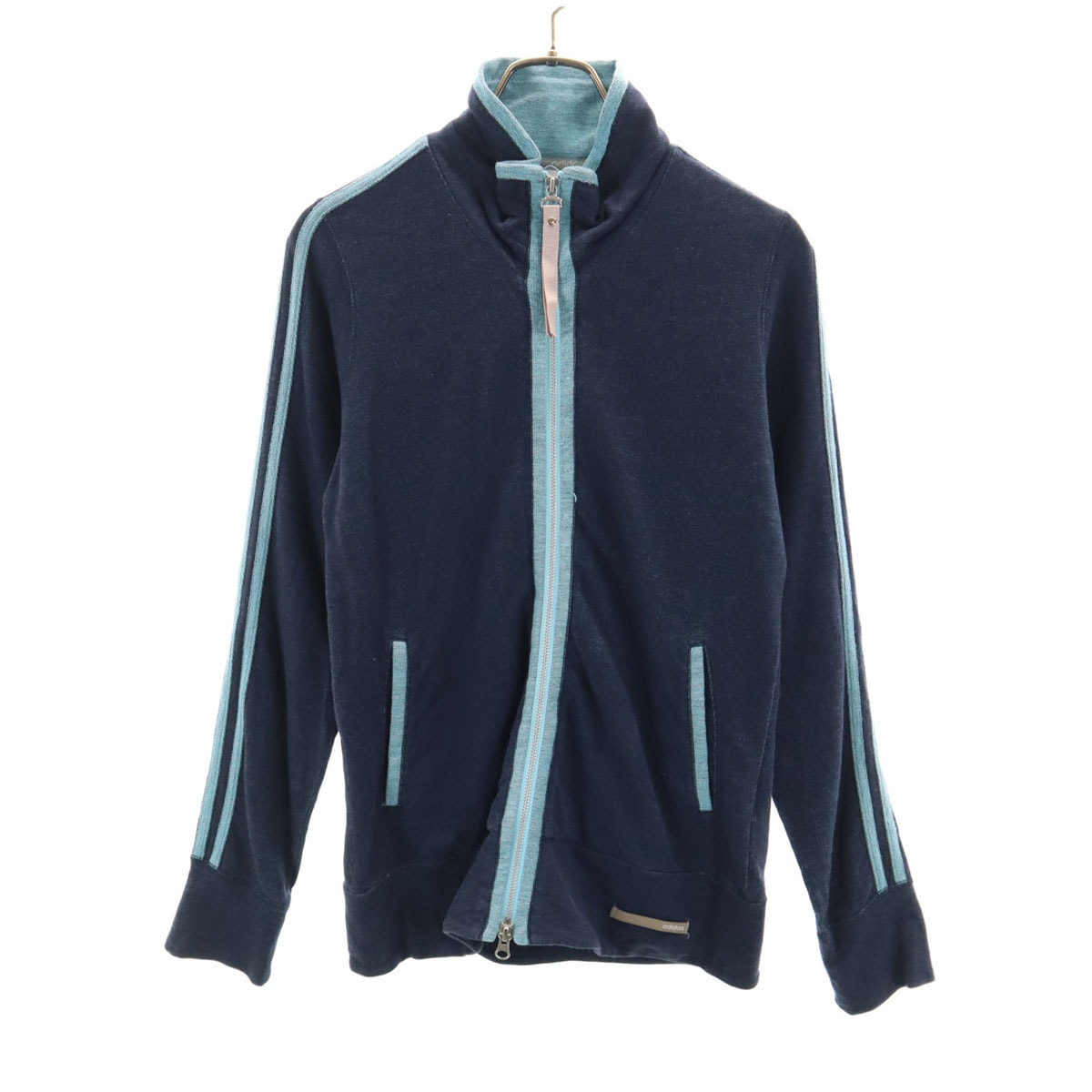 adidas アディダス ニット トラックジャケット L ネイビー