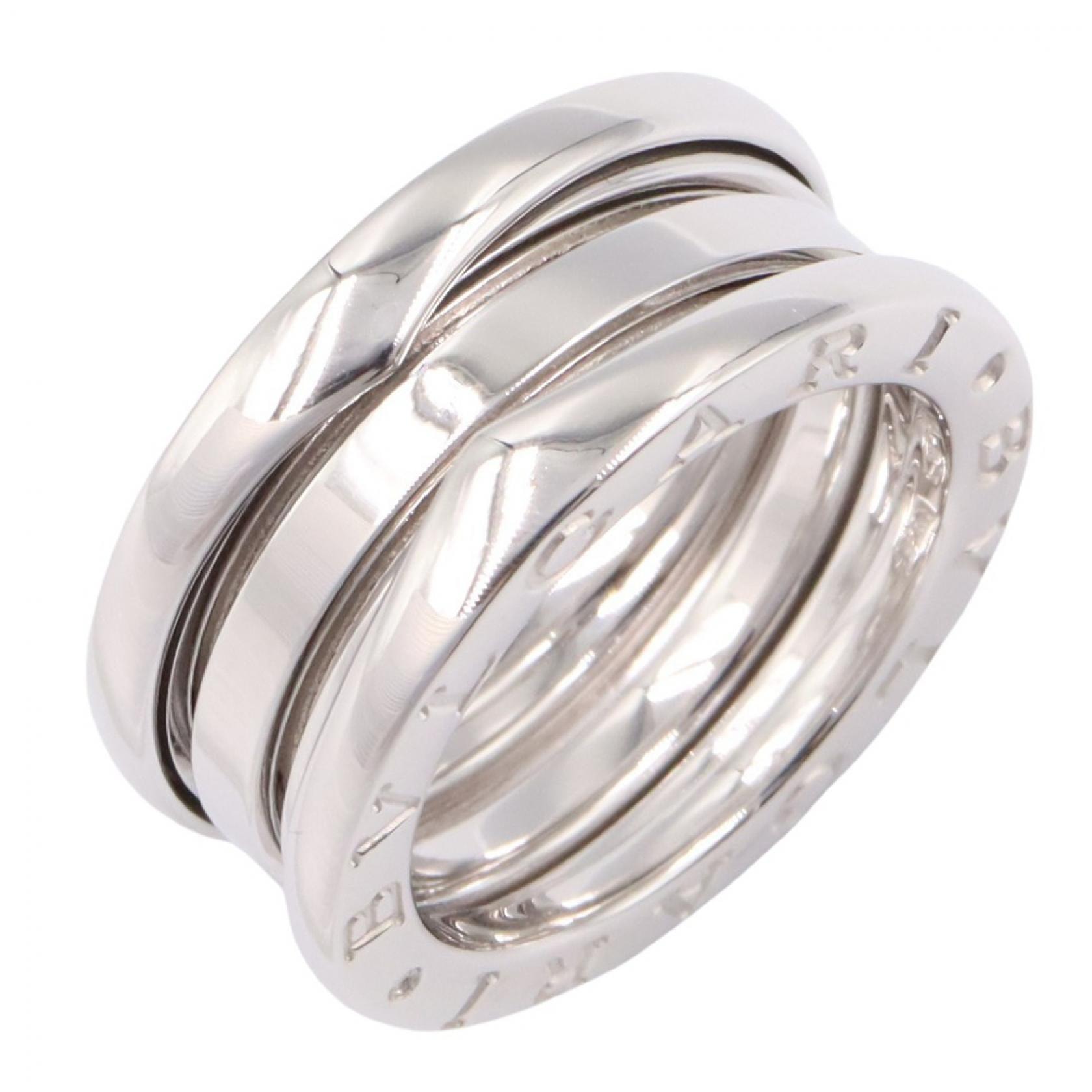 ブルガリ BVLGARI B-zero1 ビーゼロワン リング 3バンド リング・指輪 ジュエリー K18WG(ホワイトゴールド) レディース シルバー系 【中古】