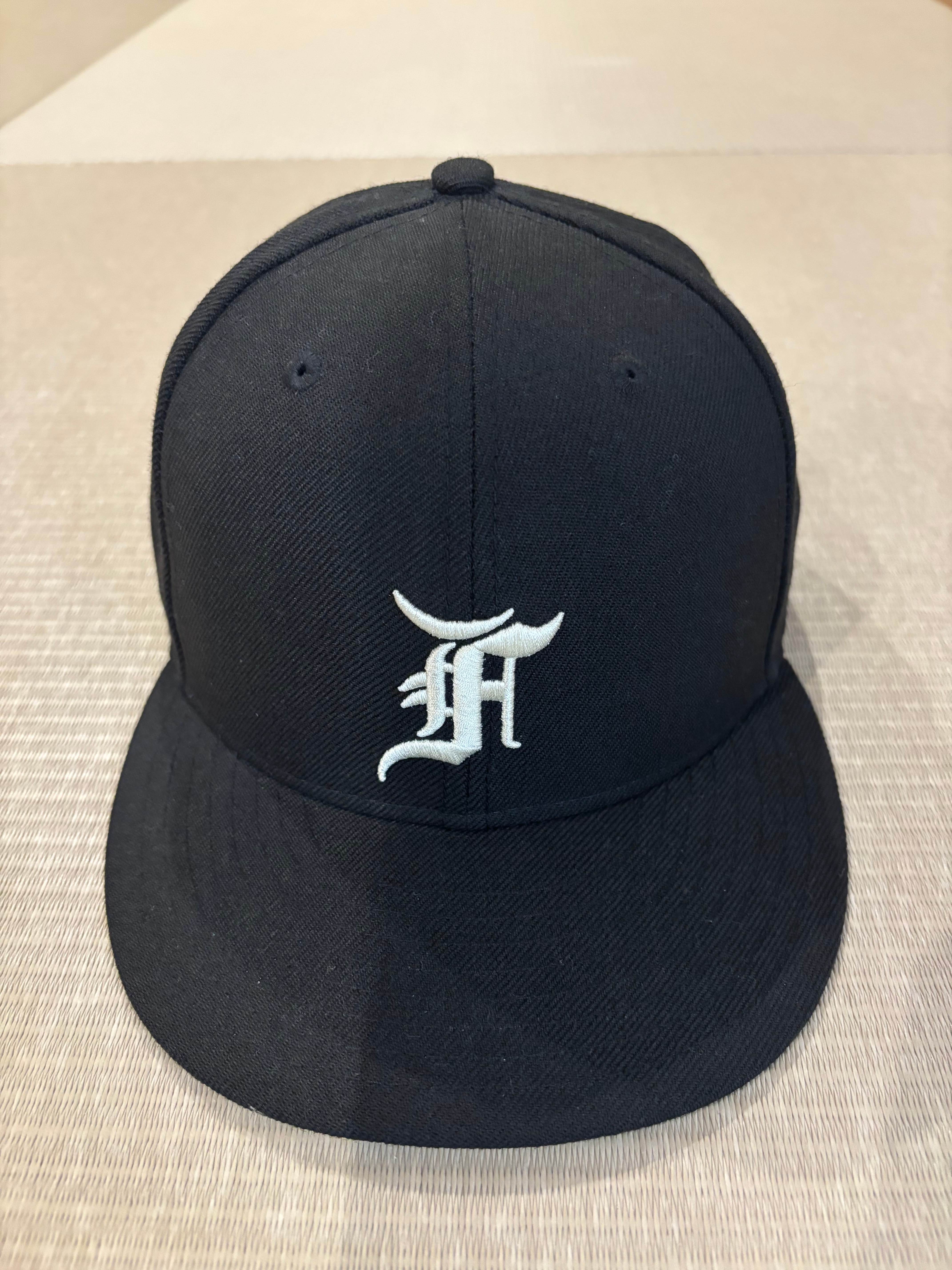 NEW ERA FEAR OF GOD ESSENTIALS 59FIFTY F LOGO Under Visor "Black"