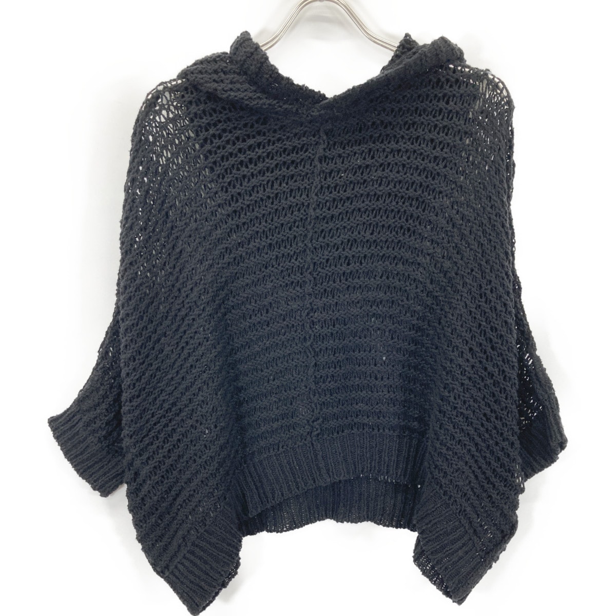 ワイズ YP-K99-586 25SS ブラック ダメージストライプフーディ 2