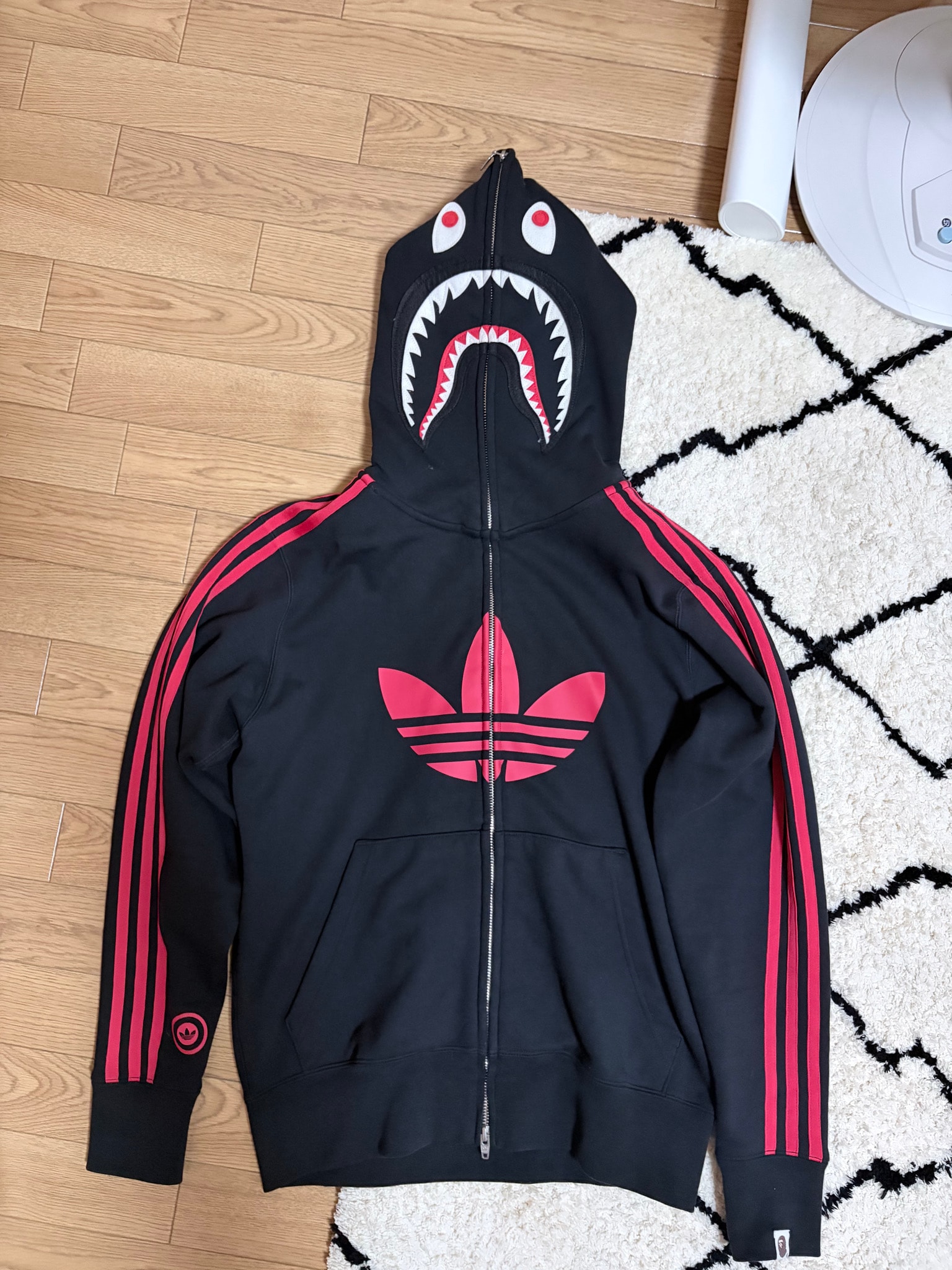 adidas x A BATHING APE Ultimate Shark Parka "Black"