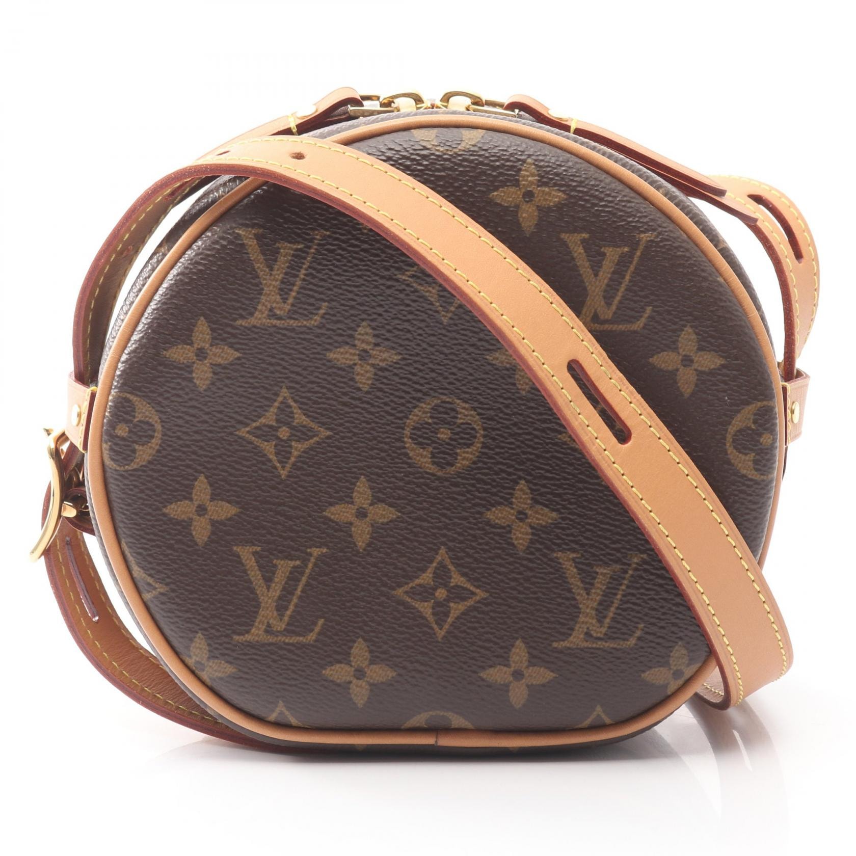 ルイ・ヴィトン LOUIS VUITTON ボワット シャポー スープルPM ショルダーバッグ バッグ PVCコーティングキャンバス レザー モノグラム レディース ブラウン系 M45578 【中古】