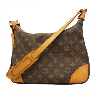 【6dc2945】ルイヴィトン ショルダーバッグ モノグラム ブローニュ30 M51265 ブラウン【中古】レディース
