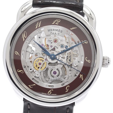 ☆良品 エルメス アルソー スケルトン AR6.710a メンズ 【中古】