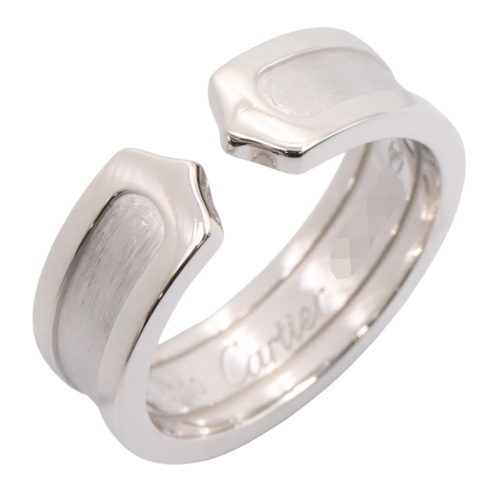 カルティエ CARTIER C2 リング リング・指輪 ジュエリー K18WG(ホワイトゴールド) レディース シルバー系 【中古】
