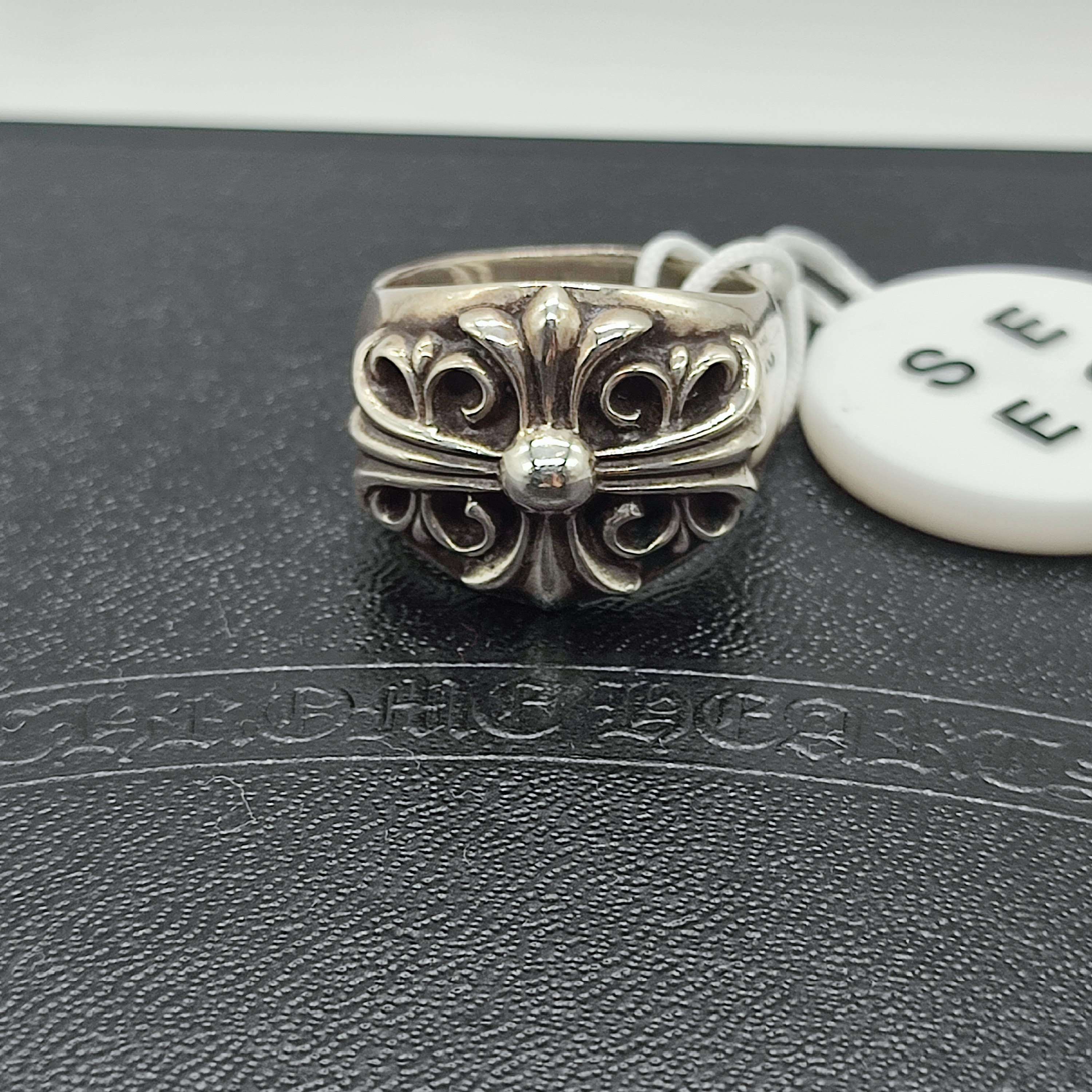 【美品】クロムハーツ キーパーリング シルバー925 JP29 US13