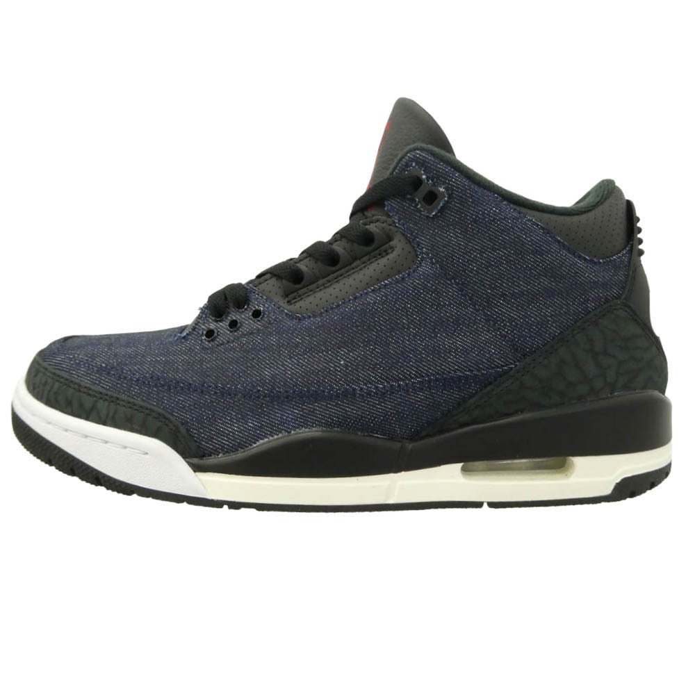 NIKE ナイキ Levi's リーバイス IH7959-400 × Levi’s リーバイス Air Jordan 3 Retro SP エアジョーダン3 レトロ SP スニーカー インディゴブルー系 ブラック系 26.5cm【美品】【中古】