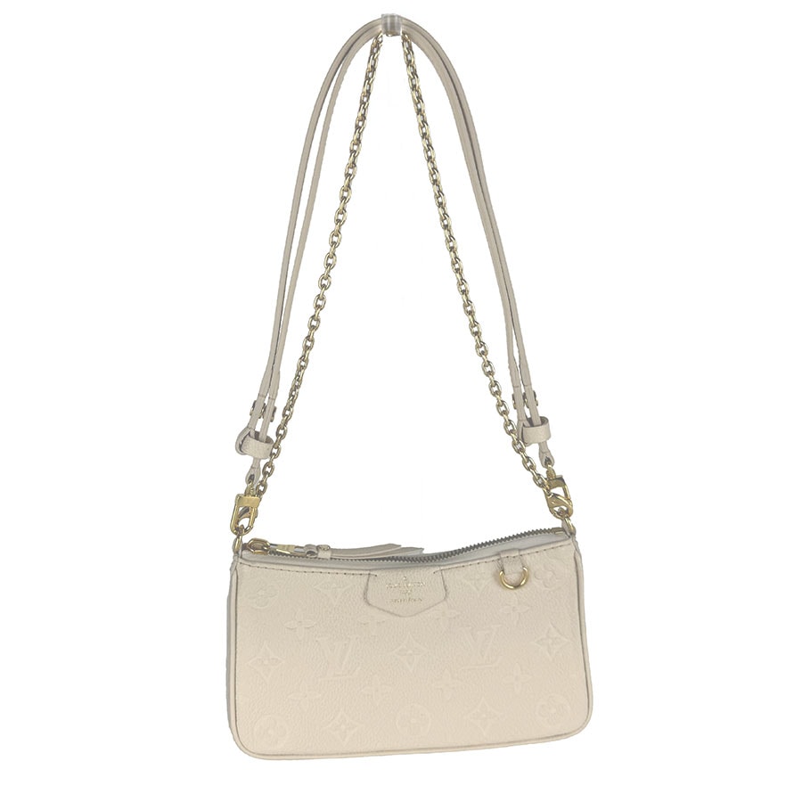 ルイ ヴィトン LOUIS VUITTON ショルダーバッグ モノグラム アンプラント イージーポーチ モノグラムアンプラント クレーム レディース M81066【中古】 z10978