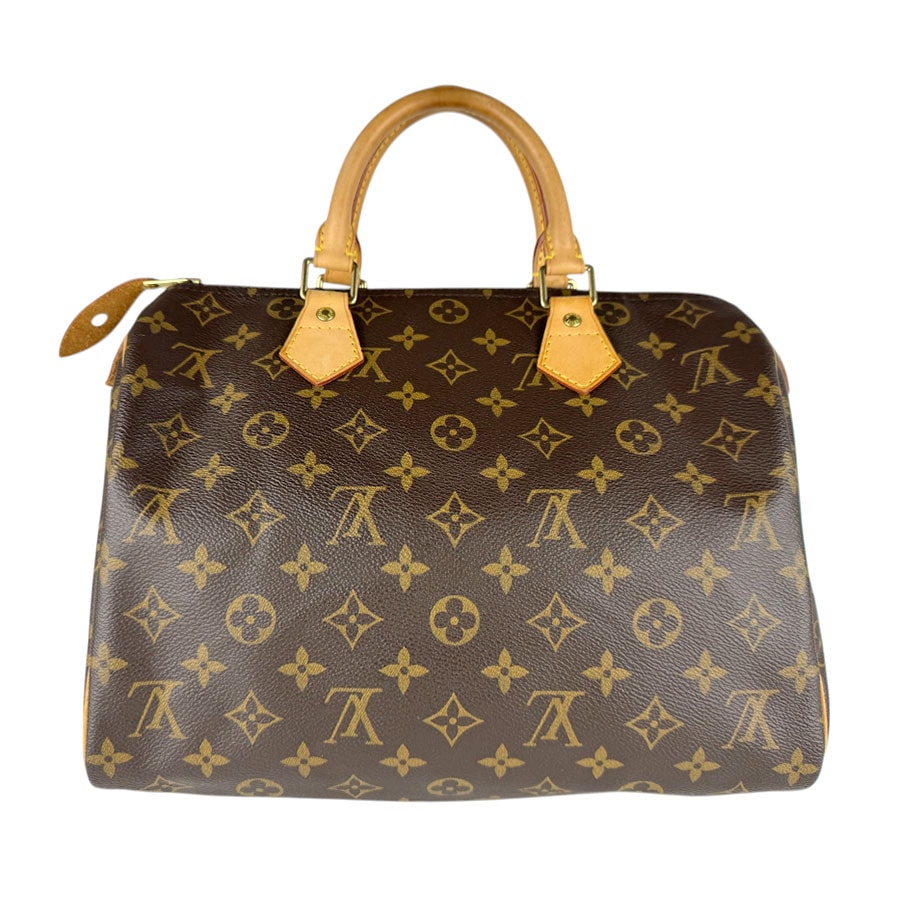 ルイ ヴィトン LOUIS VUITTON ハンドバッグ モノグラム スピーディ30 モノグラムキャンバス ブラウン ゴールド レディース M41526【中古】 z9185