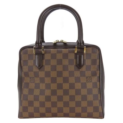 【中古】 ルイ・ヴィトン ハンドバッグ ブレラ N51150 ダミエ エベヌ ブラウン ゴールド金具 上品 普段使い レディース 女性 LOUIS VUITTON