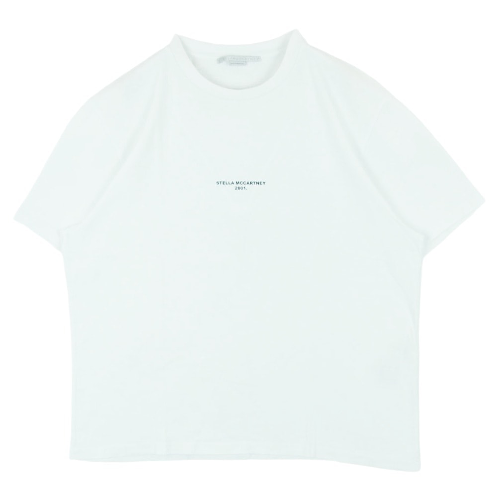 Stella McCartney ステラマッカートニー 2001. フロントプリント 半袖 Tシャツ ポルトガル製 ホワイト系 42【中古】