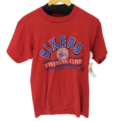 90S チームロゴプリントクルーネックTシャツ【1135433873231】