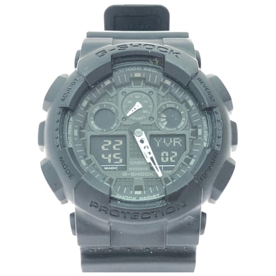 CASIO カシオ メンズ腕時計 デジアナウォッチ クオーツ G-SHOCK Gショック ビッグフェイス GA-100