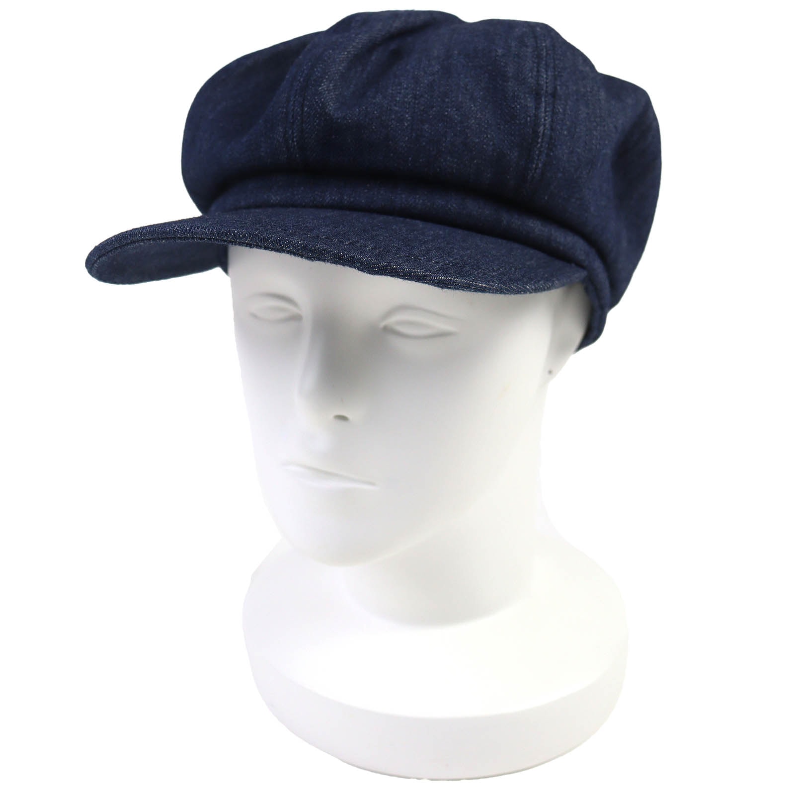 美品 プラダ トライアングルロゴ デニムキャスケット S 57cm 1HC551