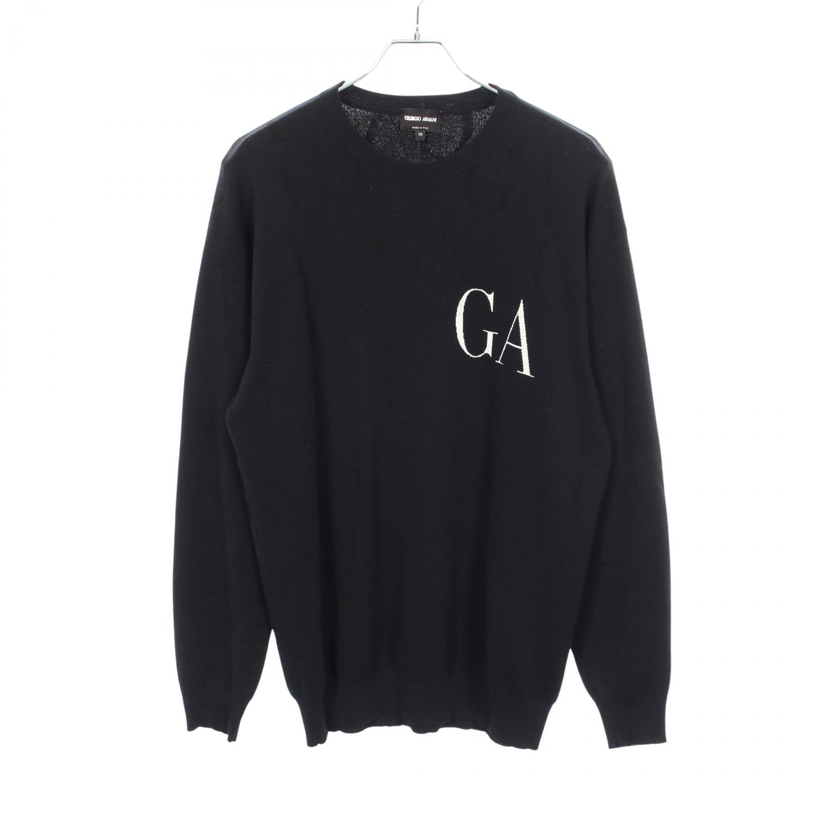 C (やや傷や汚れあり)】ジョルジオアルマーニ GIORGIO ARMANI ロゴ総柄