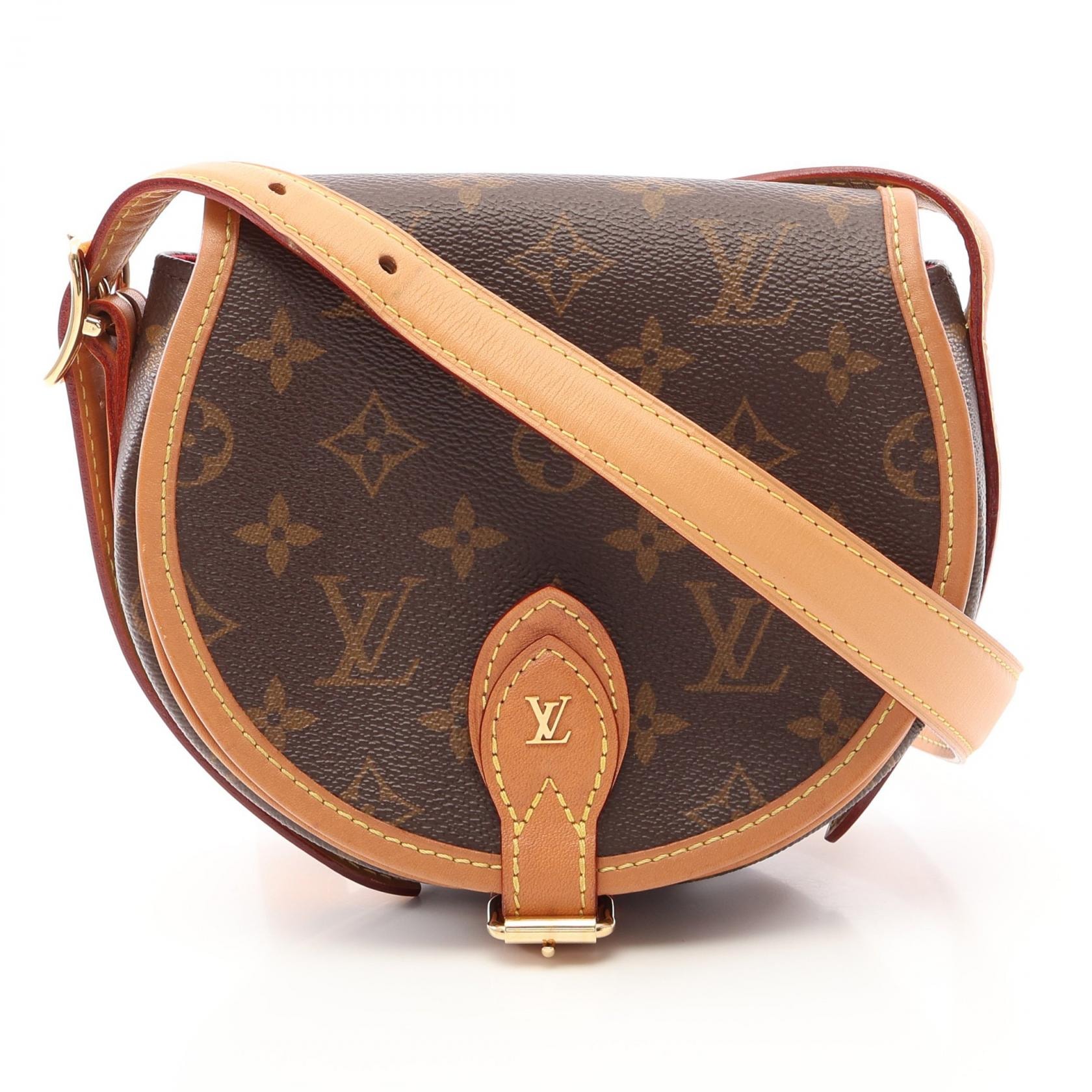 ルイ・ヴィトン LOUIS VUITTON タンブラン ショルダーバッグ バッグ PVCコーティングキャンバス レザー モノグラム レディース ブラウン系 M44860 【中古】
