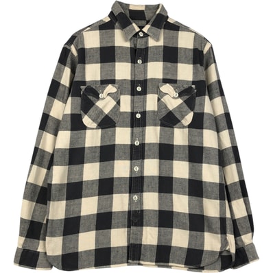 古着 ラルフローレン Ralph Lauren POLO RALPH LAUREN バッファローチェック 長袖 ライトネルチェックシャツ メンズL相当/eaa647331