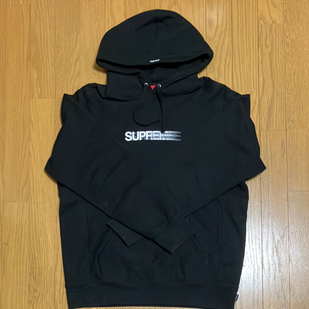 Supreme Motion Logo Hooded Sweatshirt "Black" (20SS)