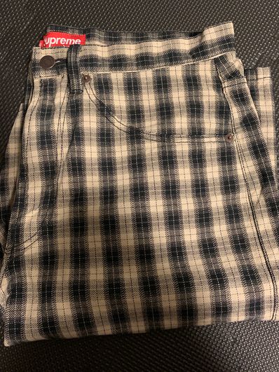 Supreme Plaid Baggy Short "Black"
