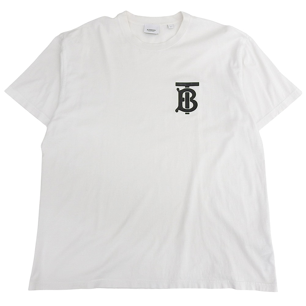 バーバリー TBロゴ モノグラム EMERSON TB Tシャツ トップス メンズ ホワイト M 8017485 M