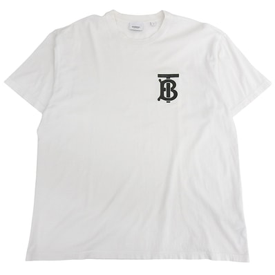 バーバリー TBロゴ モノグラム EMERSON TB Tシャツ トップス メンズ ホワイト M 8017485 M