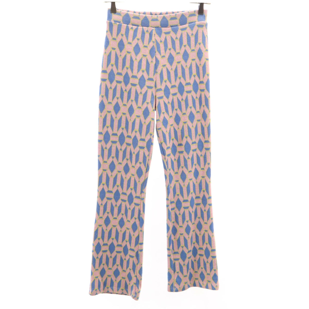 ZARA ザラ 総柄 ニットパンツ S ピンク