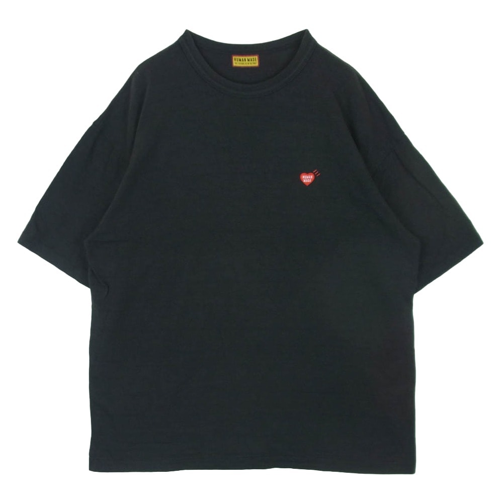 HUMAN MADE ヒューマンメイド 25SS GRAPHIC TIGER TEE ハートロゴワッペン バック グラフィック タイガー プリント コットンスラブ生地 半袖 Tシャツ ブラック系 2XL【中古】