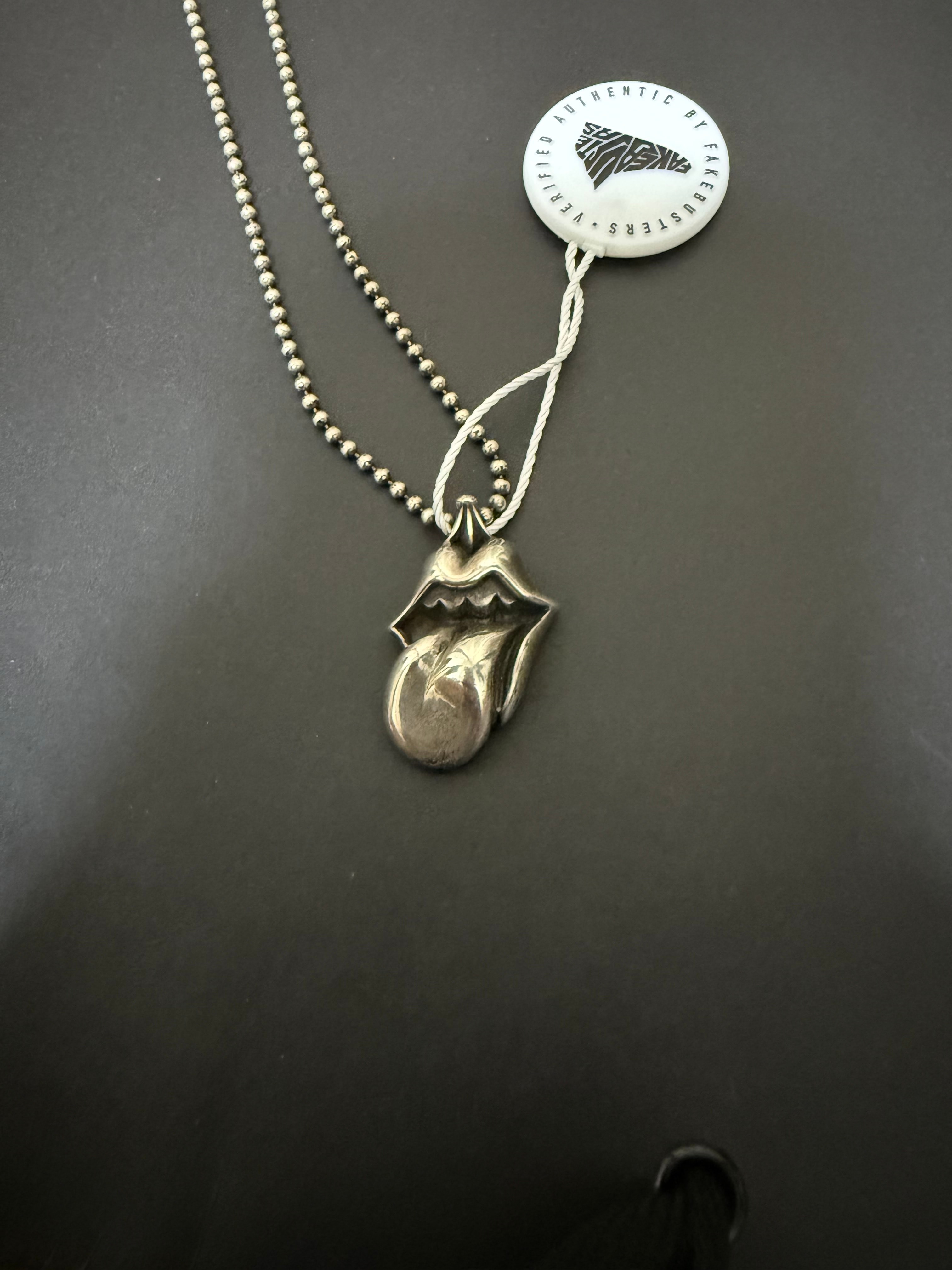 Chrome Hearts Charm Lips & Tan "Silver"