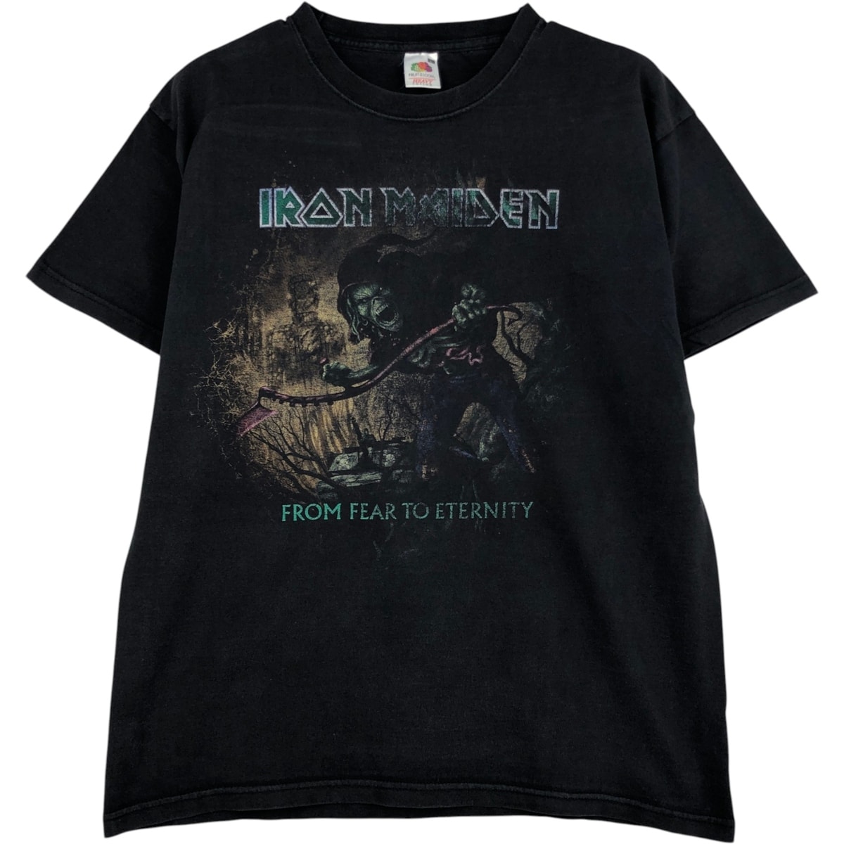 古着 フルーツオブザルーム FRUIT OF THE LOOM HEAVY cotton IRON MAIDEN アイアンメイデン バンドTシャツ バンT メンズL相当/eaa495868