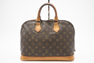LOUIS VUITTON ルイ・ヴィトン モノグラム アルマ M51130 ハンドバッグ ブラウン コーティングキャンバス レディース